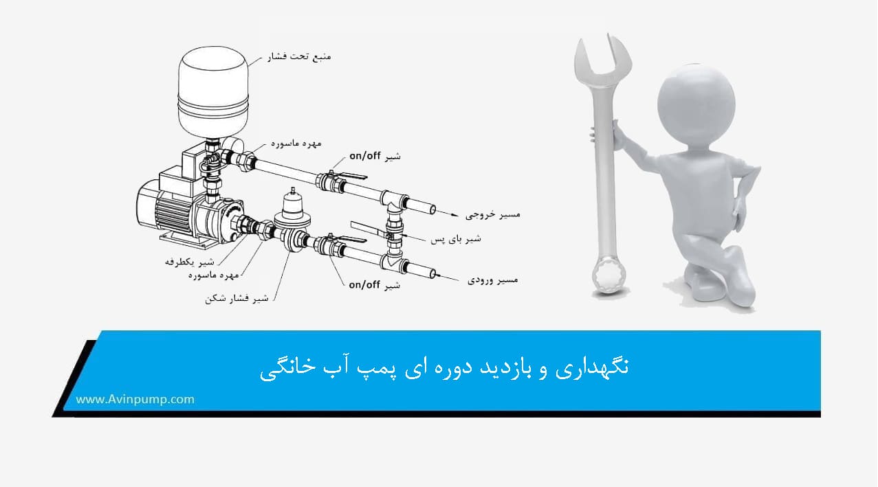 نگهداری و بازدید دوره ای پمپ آب خانگی